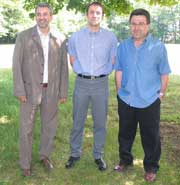 L'équipe dirigeante de la CPLB : G. Perrin, S. Charrier et G. Le Breton - Photo  V. Bargain