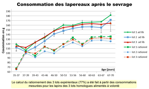 Consommationaliment après sevrage