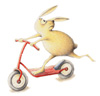 lapin rabbit trotinette 230 x 183 pixels