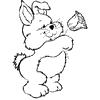 Dessin lapin rabbit coloriage641 x 641 pixels