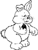 Dessin lapin rabbit coloriage 637 x 839 pixels