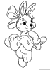 Dessin lapin rabbit coloriage 637 x 896 pixels