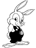 Dessin lapin rabbit coloriage 642 x 856 pixels