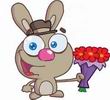 lapin Fleur - Rabbit Flower