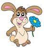 lapin Fleur - Rabbit Flower