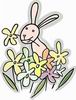 lapin Fleur - Rabbit Flower