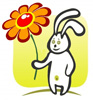 lapin Fleur - Rabbit Flower