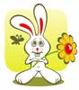 lapin Fleur - Rabbit Flower