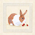 Le lapin aux fraises